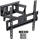PERLESMITH TV Wandhalterung, Schwenkbare Neigbare TV Halterung für 26-65 Zoll Flach & Curved...