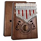 Kalimba 17 Schlüssel - Kalimba Daumenklavier, Hochwertiges afrikanisches Holz, Mbira mit...