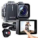 APEMAN Action Cam A100,Echte 4K 50fps WiFi 20MP Touchscreen Unterwasserkamera Digitale wasserdichte...