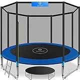 KESSER® - Trampolin Ø 244 cm | TÜV SÜD GS Zertifiziert | Komplettset mit Sicherheitsnetz,...