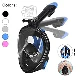Unigear Tauchmaske, Faltbare Schnorchelmaske Tauchermaske Vollgesichtsmaske, mit Kamerahaltung,...