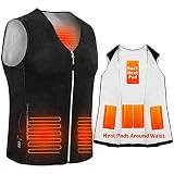 Anoopsyche Beheizbare Weste, Beheizte Weste Damen Herren, USB Lade Heizweste Elektrische Jacke...