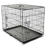 TRESKO Transportkäfig Hundebox für Hunde, Katzen, Welpen und Haustiere in verschiedenen Größen,...